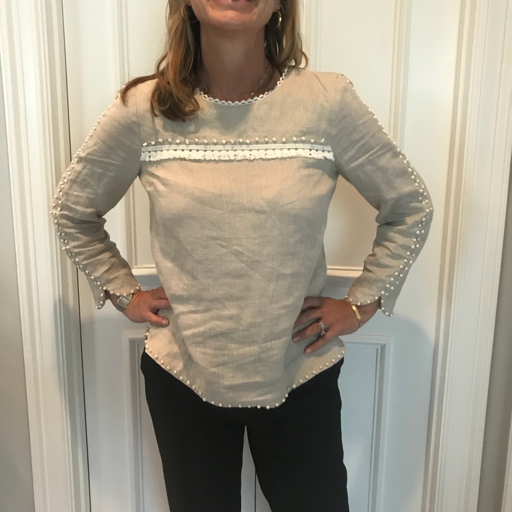 Linen Spring/Beach Top